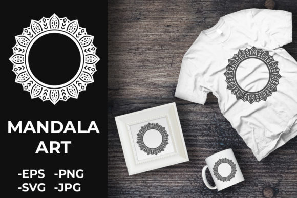 Enhancing Local Business Branding with Circular Pattern Mandala Art 488