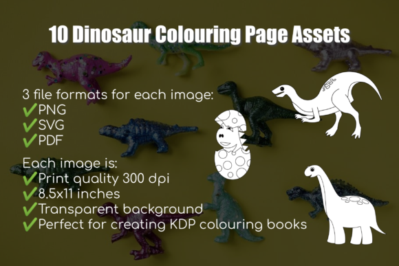 Explore 10 Dinosaur Images for Colouring Pages Amp