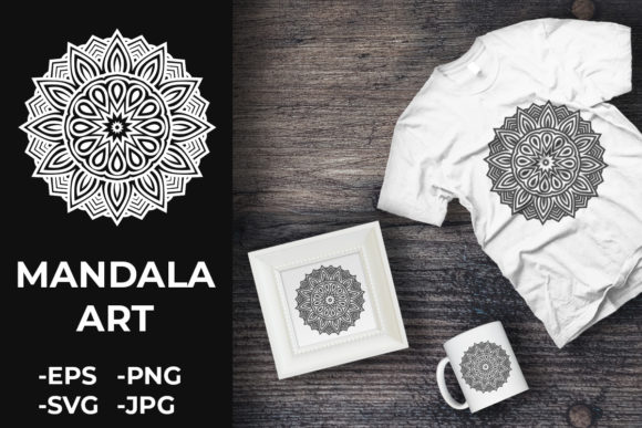 Exploring Circular Pattern Mandala Art 300 for Graphics and Crafts