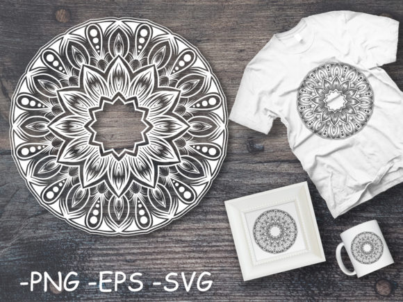 Review: Circular Pattern Mandala Art 33 for Graphics and Crafts