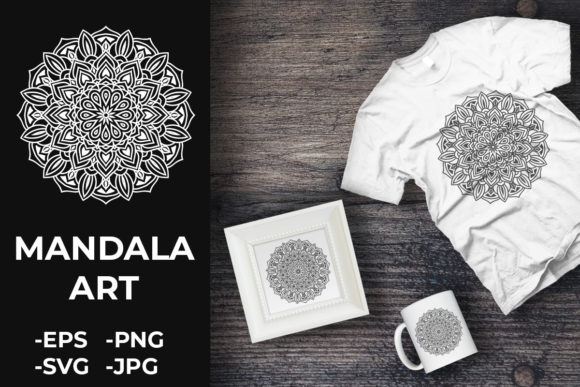 Review: Circular Pattern Mandala Art 341 for Graphics and Crafts