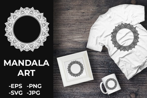 Review: Circular Pattern Mandala Art 490 for Graphics and Crafts