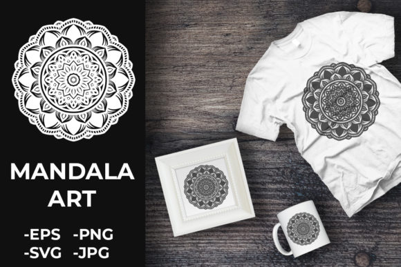Review: Circular Pattern Mandala Art 494 for Graphics and Crafts