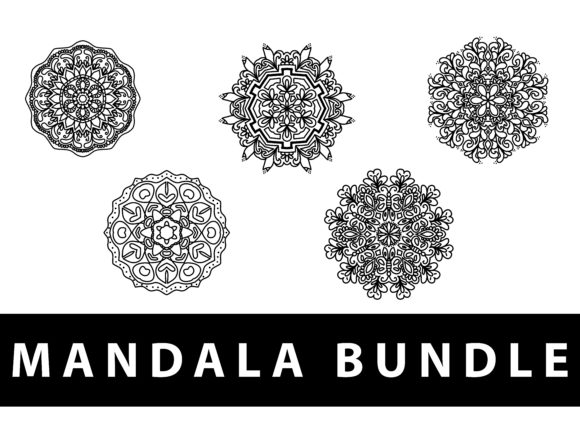 Review: Mandala Pack 5 Black Item for Graphics and Patterns
