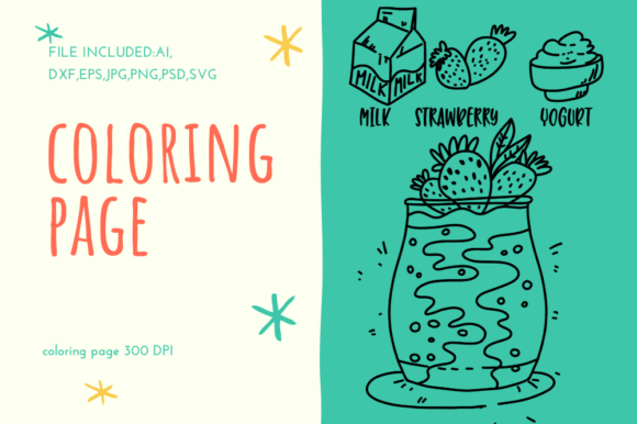 Smoothie Collection Strawberry 02: A Versatile Design